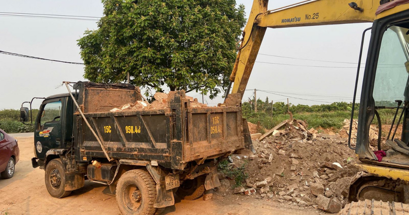 Hiện trường vụ việc. (Ảnh: Công an tỉnh Hưng Yên)