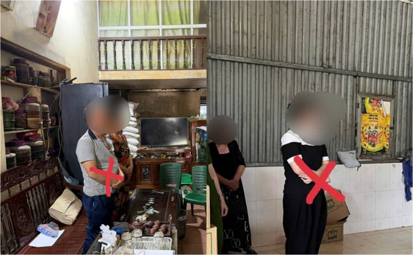 Hai đối tượng bị khởi tố. (Công an tỉnh Cao Bằng)