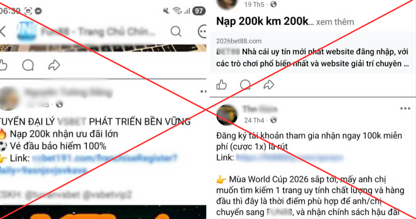 Chỉ cần vài thao tác tìm kiếm với các từ khóa như "kèo bóng đá", "soi kèo chuẩn", "tip bóng đá", hàng loạt hội nhóm, fanpage, website cá cược lập tức xuất hiện.