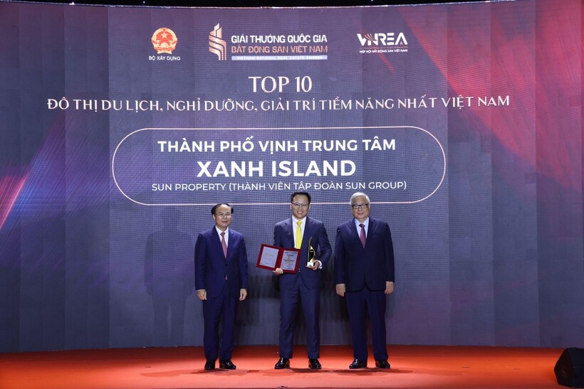 Dự án Xanh Island (Cát Bà) nhận giải thưởng "Top 10 đô thị du lịch, nghỉ dưỡng, giải trí tiềm năng nhất Việt Nam".