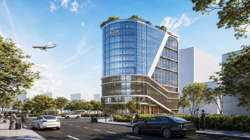 Phối cảnh tòa nhà văn phòng Tập đoàn KITA Group tại TP.HCM