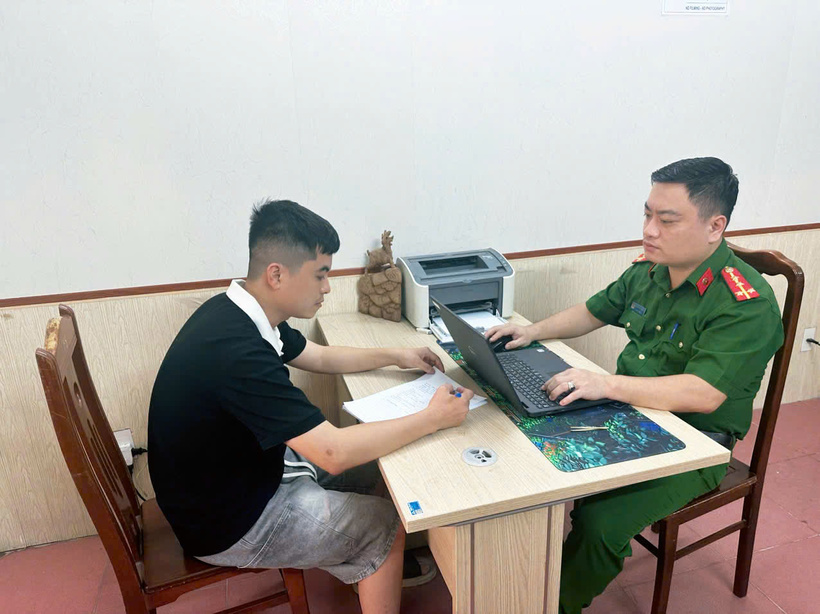 Đối tượng Nguyễn Anh Tuấn. Ảnh Công an tỉnh Hưng Yên.