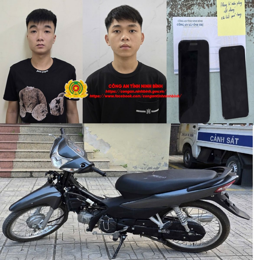 Các đối tượng và tang vật vụ án