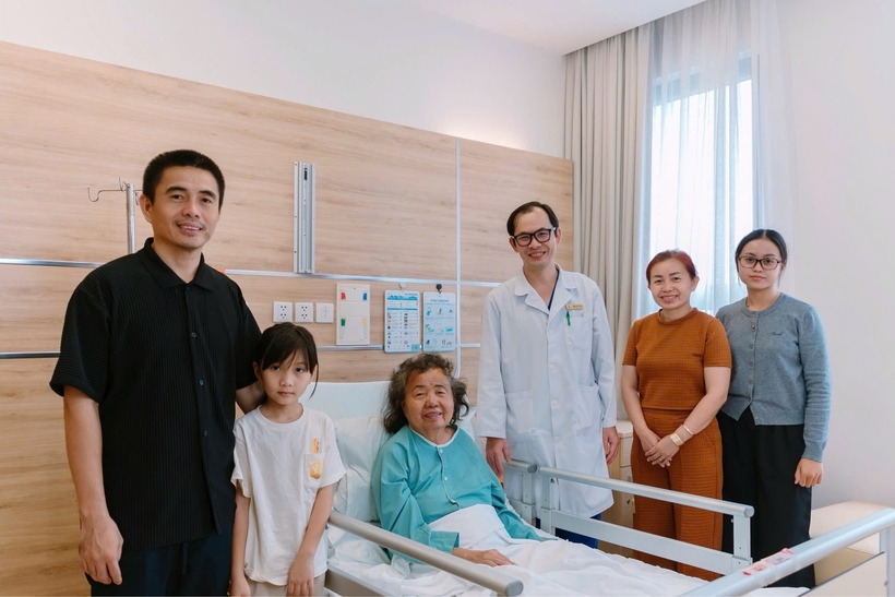 Bệnh nhân hồi phục ấn tượng sau ca phẫu thuật phức tạp.