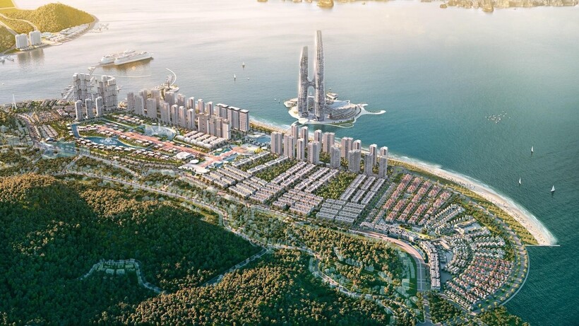 Quần thể Sun Elite City - "mỏ neo" giữ chân du khách và tạo dòng tiền bền vững cho giới đầu tư. Ảnh: Sun Property.