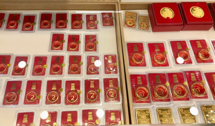 Giá vàng tối nay (5/6): Giá vàng trong nước tiếp tục giảm. (Ảnh: Tiền phong)