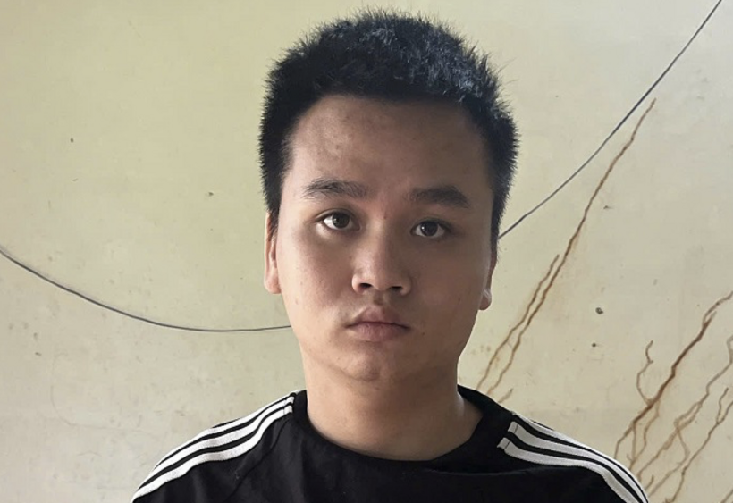 Lục Văn Dương bị cơ quan chức năng bắt giữ. (Ảnh: Công an Lâm Đồng)