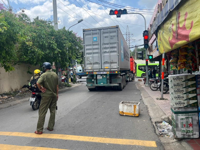 Hình ảnh hiện trường được báo Xây dựng đăng tải.