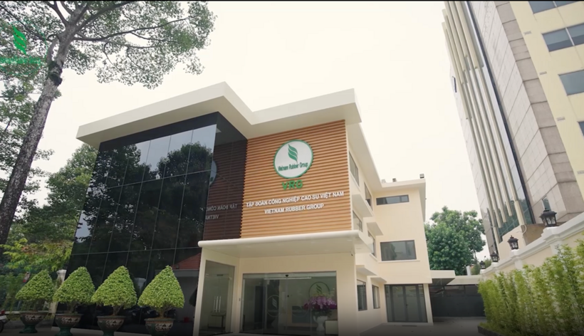 Trụ sở của Tập đoàn Công nghiệp Cao su Việt Nam tại TP.HCM. (Ảnh: GVR)