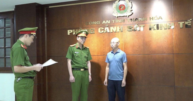 Đối tượng Nguyễn Sĩ Phương. (Ảnh: Công an tỉnh Thanh Hóa)