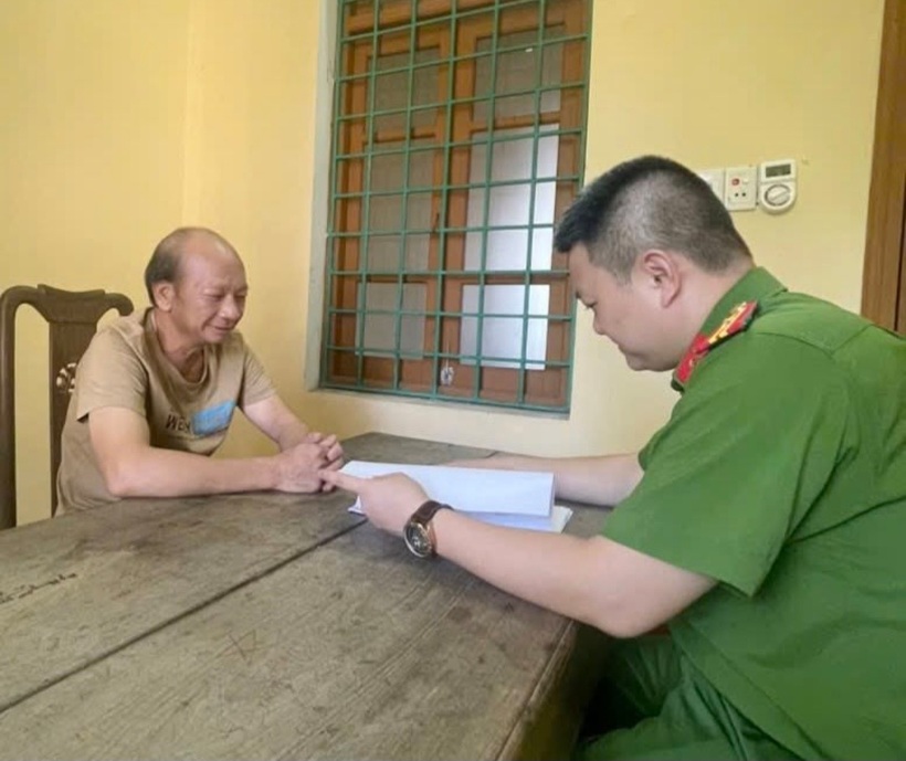 Đối tượng Thu Đức Thìn. Ảnh Công an tỉnh Tuyên Quang.
