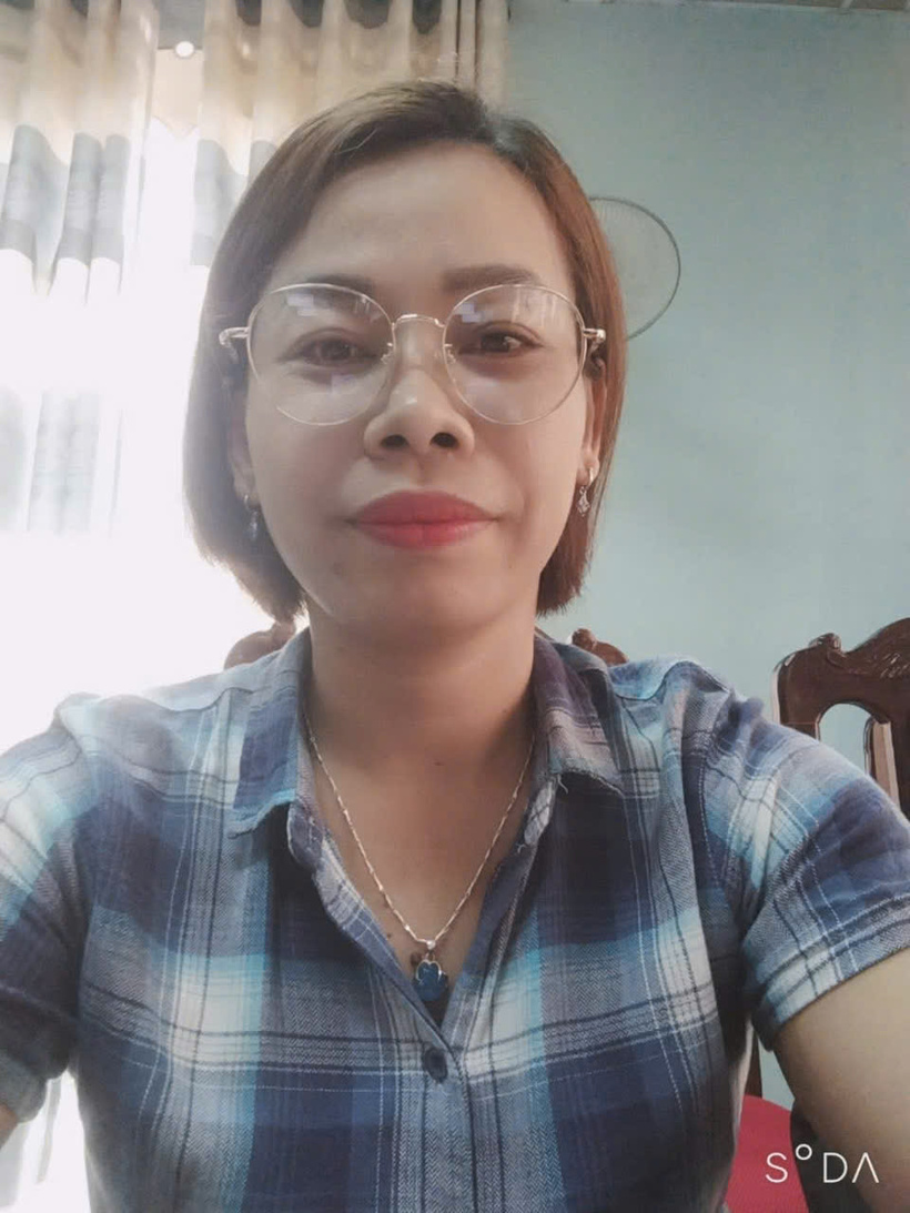 Chị Trần Hiền, cựu giáo viên hợp đồng một trường THCS ở phường Nam Đông Hà, tỉnh Quảng Trị.