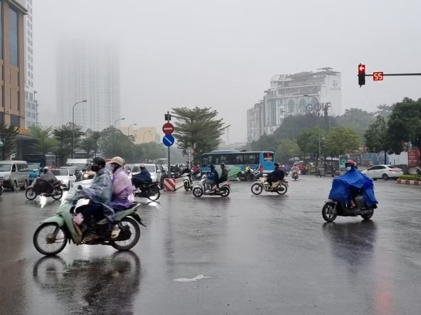 Hà Nội ngày 9/6 sẽ mưa dông nhiều nơi. Ảnh minh họa