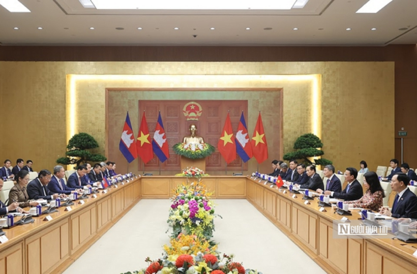 Quang cảnh hội đàm.