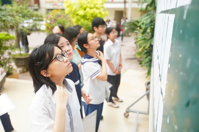Thí sinh dự thi lớp 10 THPT công lập tại Hà Nội năm học 2026-2027. Ảnh: Duy Phạm