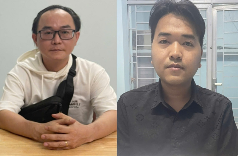 2 đối tượng Triệu Khắc Luân và Vày Lền Phat là mắt xích quan trọng trong tổ chức tội phạm. (Ảnh: Công an tỉnh Quảng Trị)