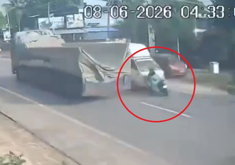 Khoảnh khắc xảy ra vụ tai nạn