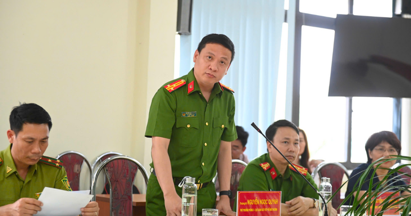 Thượng tá Nguyễn Ngọc Quỳnh, Phó trưởng phòng 3 - Cục Cảnh sát Phòng, chống tội phạm về môi trường thông tin về kết quả thực hiện Kế hoạch 628.