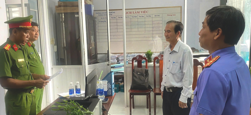 Bị can Triệu Văn Cang. Ảnh: Công an tỉnh An Giang