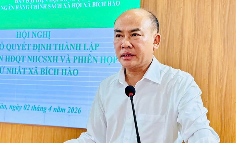Ông Nguyễn Khánh Thành, nguyên Chủ tịch UBND xã Bích Hào bị khai trừ khỏi Đảng. Ảnh: Cổng thông tin xã Bích Hào.