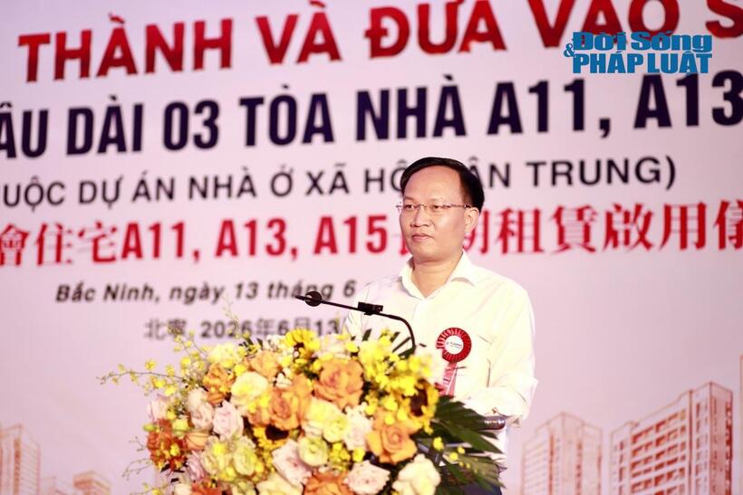 Phó Chủ tịch UBND tỉnh Bắc Ninh Phạm Văn Thịnh khẳng định, tỉnh Bắc Ninh luôn quan tâm phát triển nhà ở xã hội gắn với mục tiêu nâng cao chất lượng đời sống người lao động, tăng sức hấp dẫn môi trường đầu tư và nâng cao năng lực cạnh tranh của địa phương