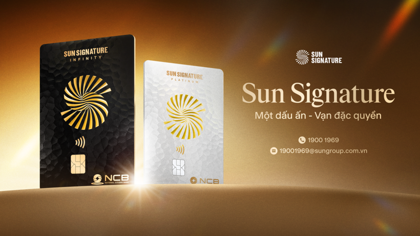 Thẻ đồng thương hiệu NCB Visa Sun Signature