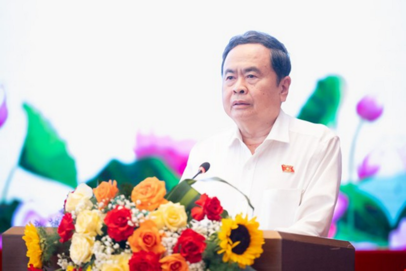 Chủ tịch Quốc hội Trần Thanh Mẫn phát biểu (Ảnh: Media Quốc hội).