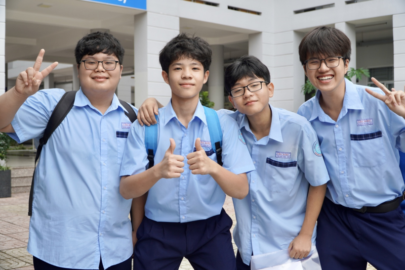 Thí sinh tham dự kỳ thi vào lớp 10. Ảnh: Báo Dân trí.