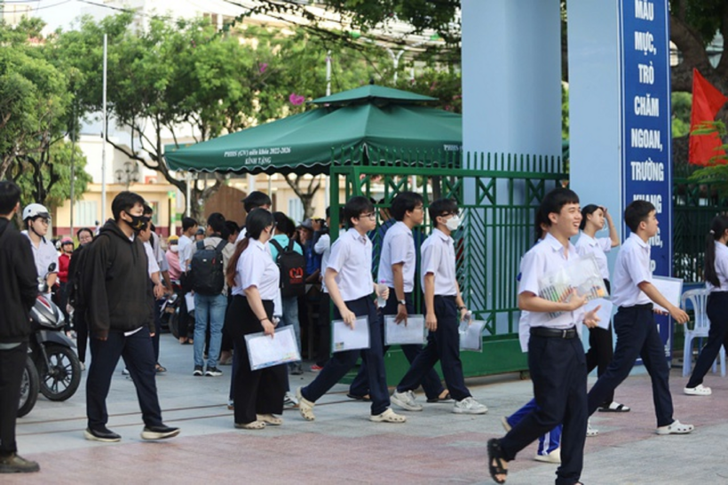 Các học sinh Khánh Hòa tại kỳ thi tốt nghiệp THPT 2026. Ảnh minh họa