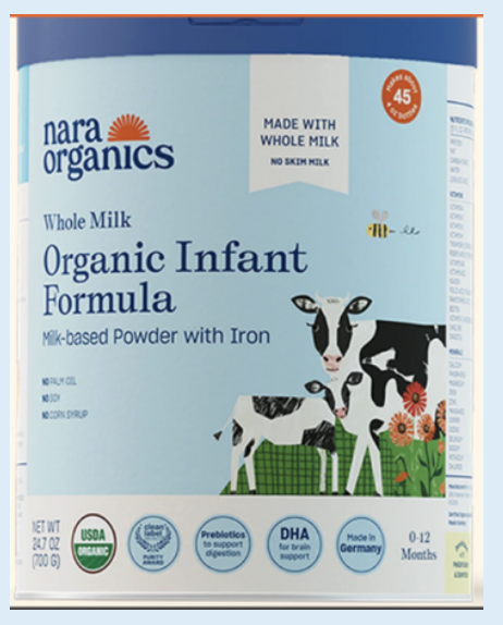Nguy cơ ngộ độc ở trẻ nhỏ, Bộ Y tế cảnh báo khẩn về sữa Nara Organics &nbsp;Ảnh: Fda.gov