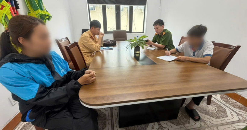 Cơ quan chức năng lập biên bản vi phạm hành chính đối với Đ.V.Đ.
