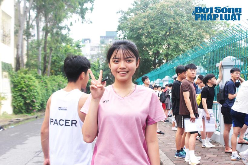 Em Phạm Thị Bảo Ngọc lựa chọn ngành Giáo dục thể chất bởi niềm yêu thích thể thao và truyền thống gia đình có nhiều người làm nghề giáo.