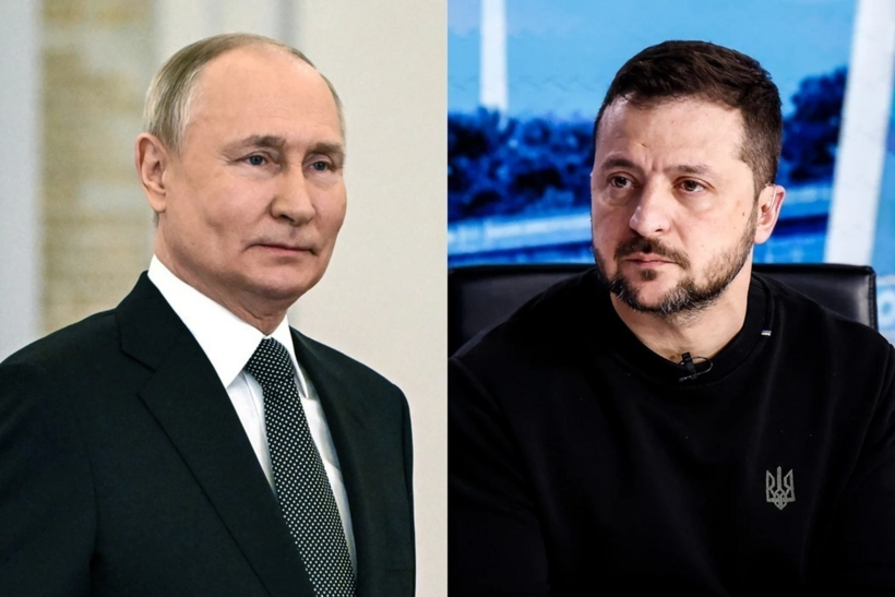 Tổng thống Nga Vladimir Putin và Tổng thống Ukraine Volodymyr Zelensky (Ảnh: Reuters).