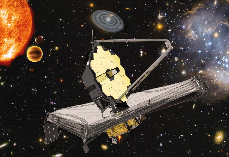 Ảnh minh họa kính JWST.