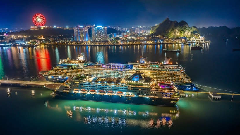Cảng tàu khách quốc tế Hạ Long mang lại lợi thế giao thương cho Sun Elite City. Ảnh: Ánh Dương.