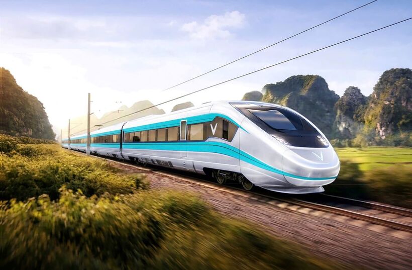 Với tốc độ thiết kế 350 km/h, tàu cao tốc chỉ mất chưa tới 20 phút để đưa du khách từ ga Gia Bình đến ga Hạ Long (Ảnh minh họa)