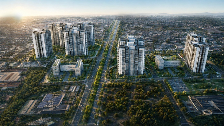Mô hình khu nhà ở xã hội cho thuê Long Bình, thành phố Đồng Nai - Ảnh: H.M. Đây được xem&nbsp;là dự án nhà ở xã hội cho thuê đầu tiên của TP Đồng Nai và là dự án đầu tiên trên cả nước được triển khai thực hiện sau chỉ đạo của Tổng Bí thư, Chủ tịch nước Tô Lâm về phát triển mô hình chung cư cho thuê nhằm đáp ứng nhu cầu nhà ở của công nhân, người lao động và các đối tượng thu nhập thấp.