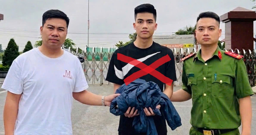 Đối tượng Hoàng Đắc Phong (x). (Ảnh: Công an Hải Phòng)
