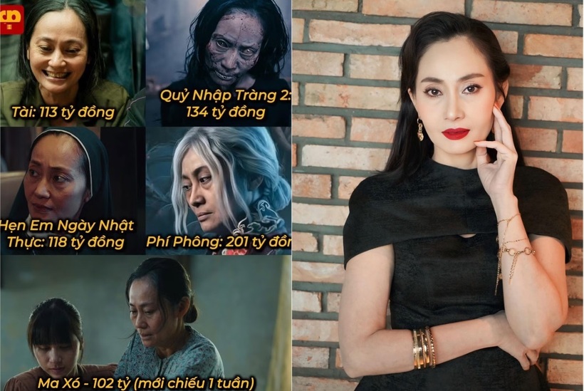 NSƯT Hạnh Thuý trở thành diễn viên đầu tiên có 6 phim liên tiếp trong nửa năm 2026 vượt mốc trăm tỷ.