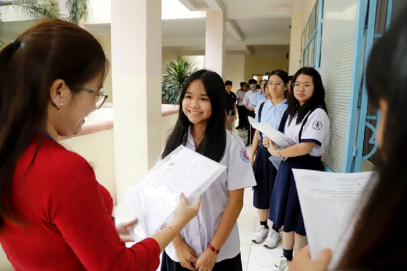 Thí sinh tham dự kỳ thi lớp 10 ở TP.HCM vừa qua - Ảnh: Như Hùng.