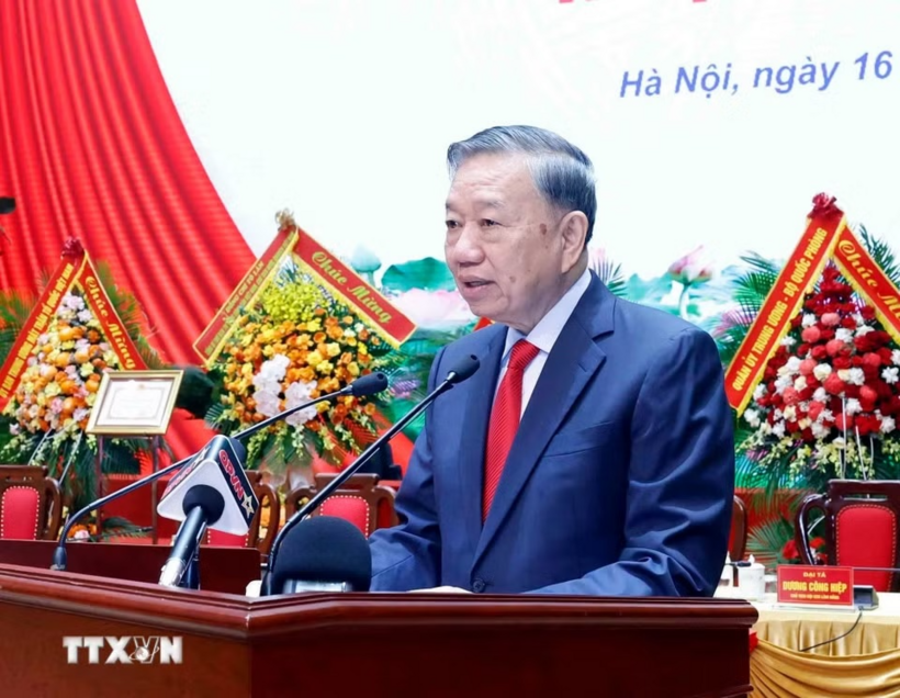 Tổng Bí thư, Chủ tịch nước Tô Lâm: Tiếp tục xây dựng Hội Cựu chiến binh Việt Nam vững mạnh toàn diện - Ảnh: TTXVN