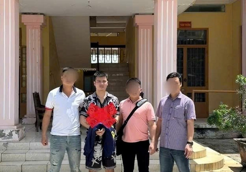 Công an xã Kiến Hải bắt giữ&nbsp;đối tượng truy nã nguy hiểm Nguyễn Trung Đức tại&nbsp;Cửa khẩu Quốc tế Mộc Bài