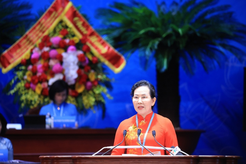 Bà Lê Thị Thủy tái đắc cử Chủ tịch Hội Liên hiệp Phụ nữ Việt Nam.