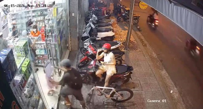 Hình ảnh ghi lại sự việc. Ảnh: Lao động