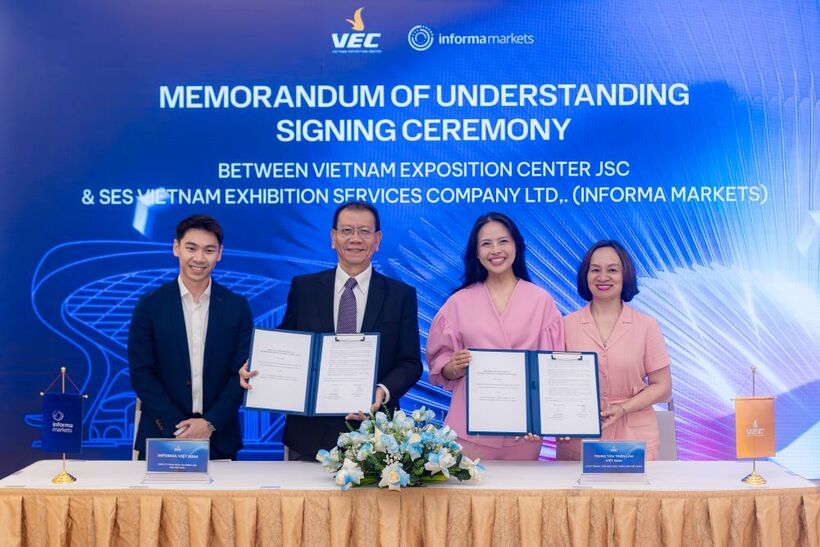VEC ký hợp tác chiến lược với Informa Markets - một trong những đơn vị tổ chức sự kiện B2B và triển lãm thương mại hàng đầu thế giới