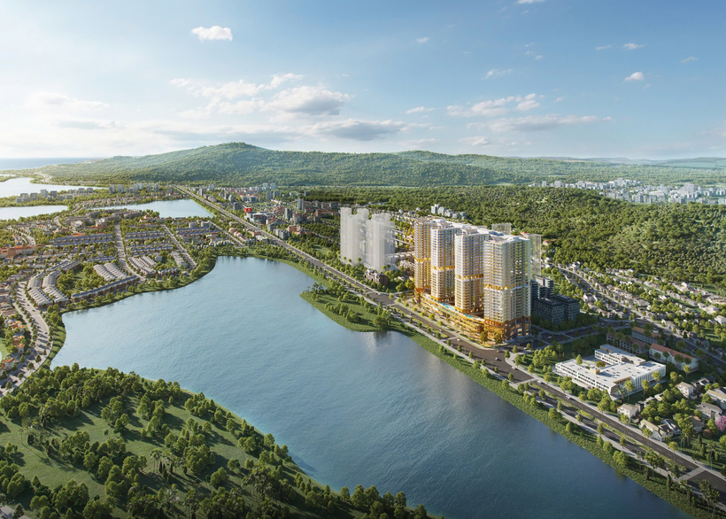 Vị trí trung tâm nằm trong lõi du lịch của dự án The Bayside (Nguồn: MIK Group)