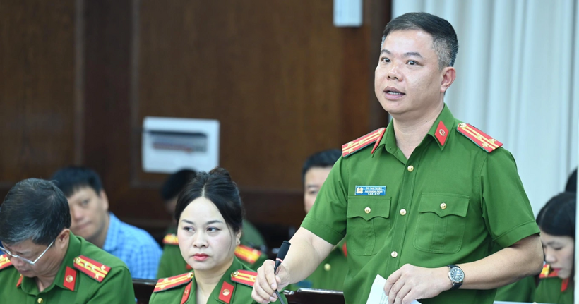 Thượng tá Đỗ Thế Thắng, Phó Trưởng phòng Cảnh sát kinh tế, Công an TP Hà Nội.