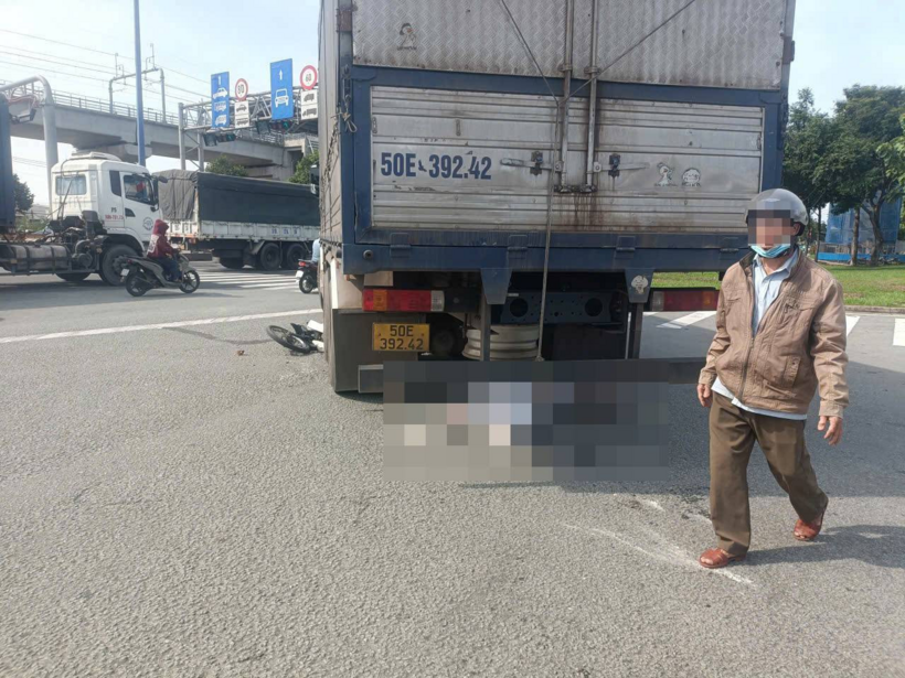 Hiện trường vụ tai nạn đau lòng. Ảnh: Vietnamnet