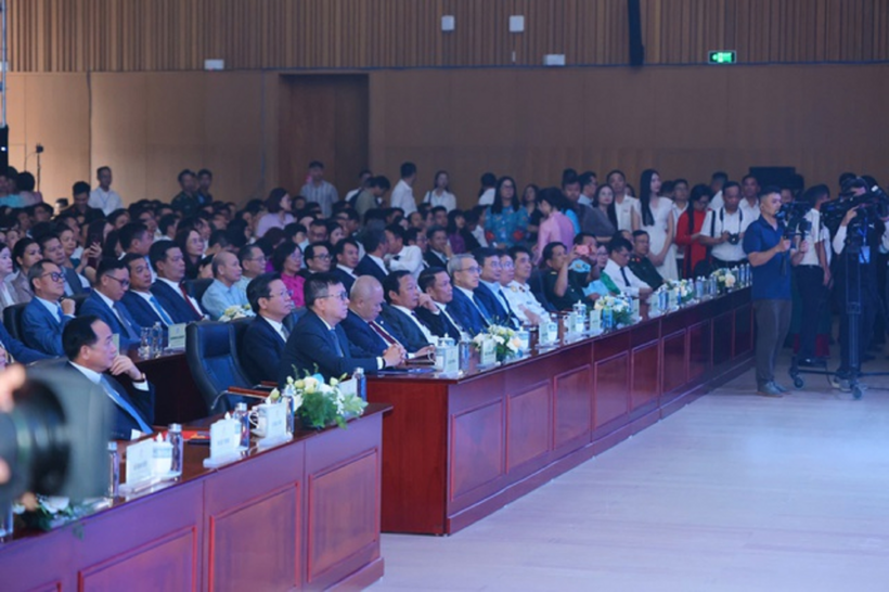 Các đại biểu tham dự Khai mạc Hội báo toàn quốc 2026.