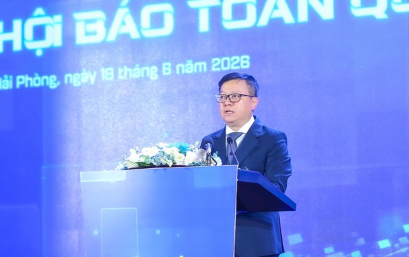 Ông Lê Quốc Minh - Ủy viên Trung ương Đảng, Tổng Biên tập Báo Nhân dân, Phó Trưởng Ban Tuyên giáo và Dân vận Trung ương, Chủ tịch Hội Nhà báo Việt Nam.